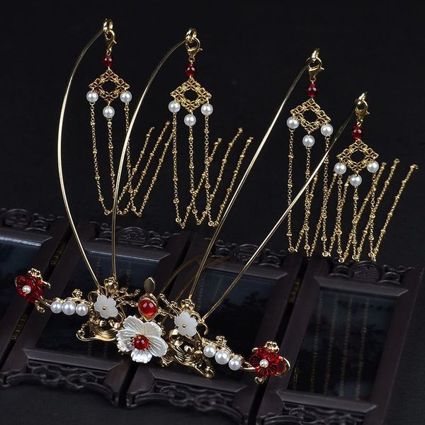 hair clips & barrettes tassel chinese accessories fairy ancient costume ornament tiara bride headpiece, Golden;silver
hair clips & barrettes tassel chinese accessories fairy ancient costume ornament tiara bride headpiece, Golden;silver