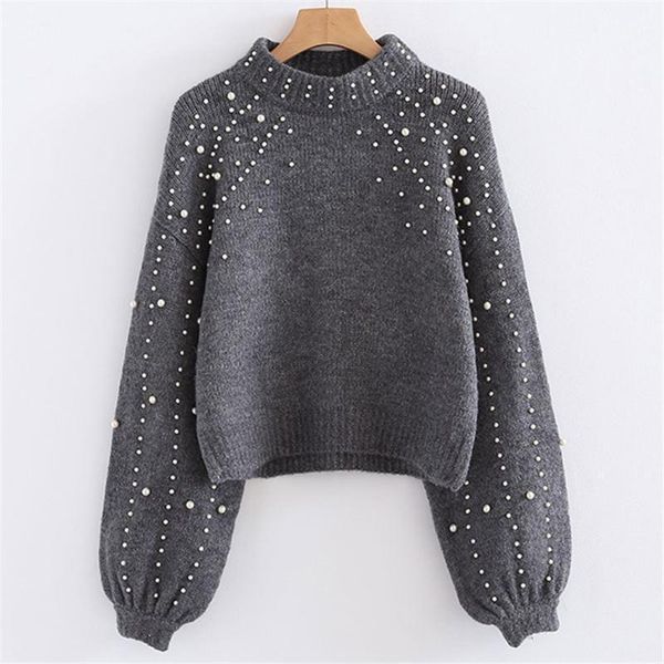 women's sweaters pearl women autumn winter warm long lantern sleeve casual thick needle beading pullovers sweater fashion1, White;black
women's sweaters pearl women autumn winter warm long lantern sleeve casual thick needle beading pullovers sweater fashion1, White;black