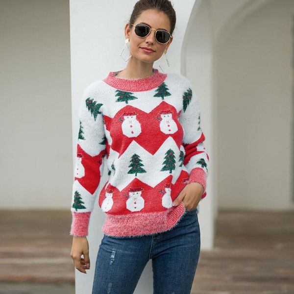 women's sweaters goocheer christmas women knit sweater adults tree snowman pattern jumper long sleeve round neck 2021 y2k fashion casua, White;black
women's sweaters goocheer christmas women knit sweater adults tree snowman pattern jumper long sleeve round neck 2021 y2k fashion casua, White;black