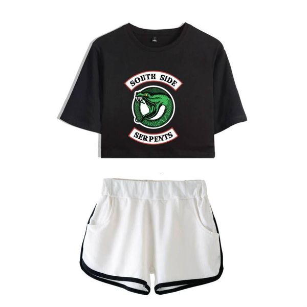 riverdale south side serpents two piece set summer printed 2021 3d printed t shirt new suit shorts crop women fashion, White
riverdale south side serpents two piece set summer printed 2021 3d printed t shirt new suit shorts crop women fashion, White