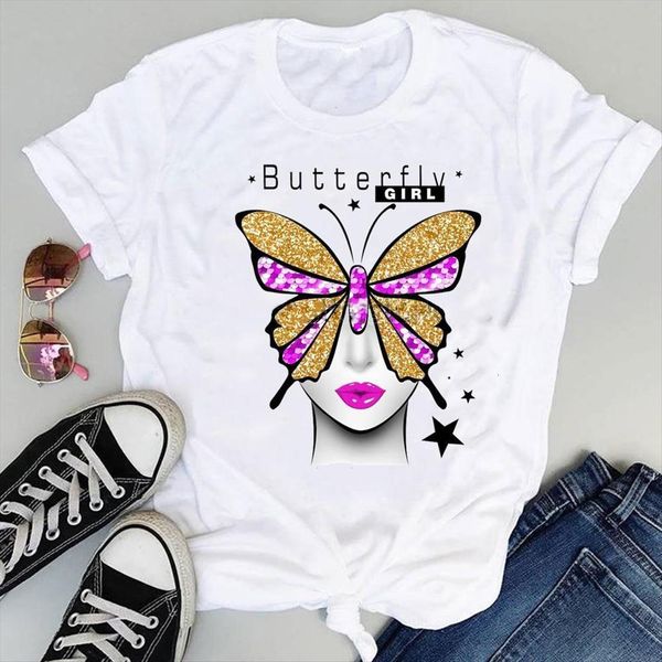 fashion print graphic cartoon 90s womens butterfly trend cute summer short sleeve female clothes tees t shirt, White
fashion print graphic cartoon 90s womens butterfly trend cute summer short sleeve female clothes tees t shirt, White