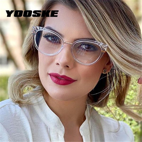 sunglasses yooske computer anti blue light glasses fashionable cat eye eyeglasses frames for women clear optical frame fake eyeglass, White;black
sunglasses yooske computer anti blue light glasses fashionable cat eye eyeglasses frames for women clear optical frame fake eyeglass, White;black