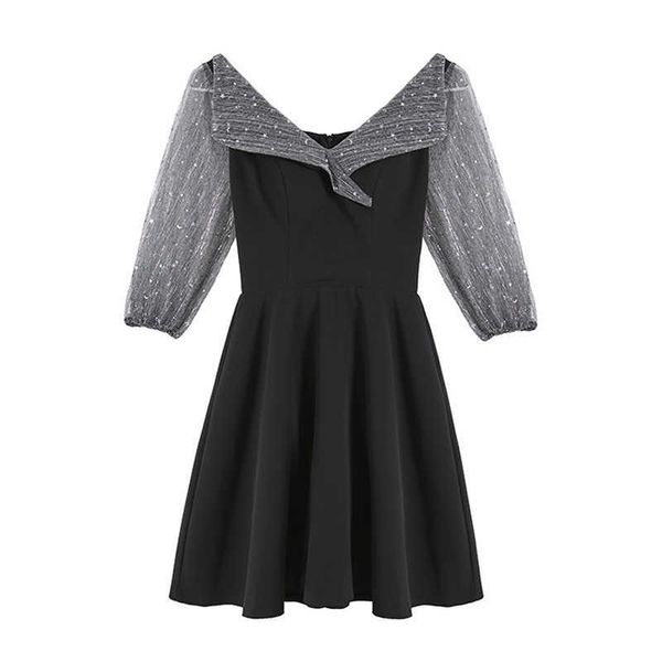 perhaps u korean black sash patchwork sash 3/4 sleeve turn down collar dress summer elegant office lady d1798 210529, Black;gray
perhaps u korean black sash patchwork sash 3/4 sleeve turn down collar dress summer elegant office lady d1798 210529, Black;gray