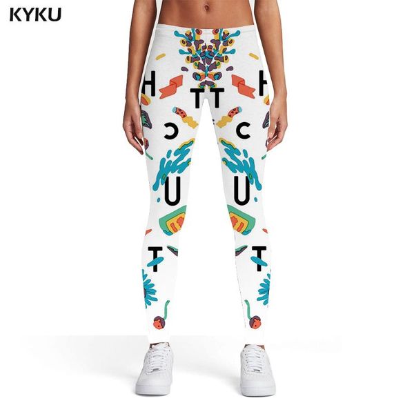 women's leggings kyku letter women waves elastic colorful 3d print womens pants casual fashion summer ladies, Black
women's leggings kyku letter women waves elastic colorful 3d print womens pants casual fashion summer ladies, Black