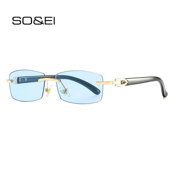 sunglasses so&ei fashion rimless small rectangle women vintage clear ocean lens eyewear men red blue sun glasses shades uv400, White;black
sunglasses so&ei fashion rimless small rectangle women vintage clear ocean lens eyewear men red blue sun glasses shades uv400, White;black