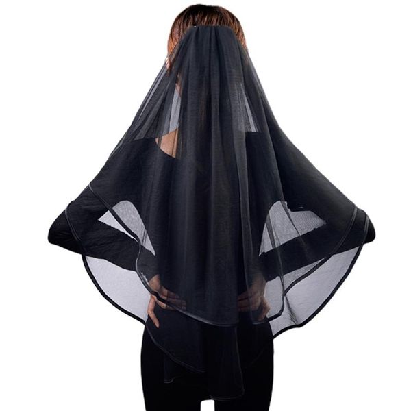 bridal veils t84b special black hair veil for wedding dress halloween party cosplay bride stage performance headwear
bridal veils t84b special black hair veil for wedding dress halloween party cosplay bride stage performance headwear