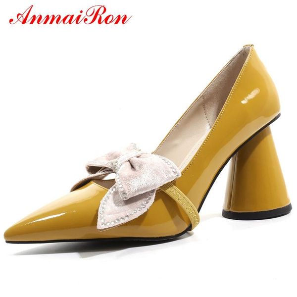 dress shoes anmairon mary janes super high strange style womens pointed toe genuine leather women pumps size 34-39 ly655, Black
dress shoes anmairon mary janes super high strange style womens pointed toe genuine leather women pumps size 34-39 ly655, Black