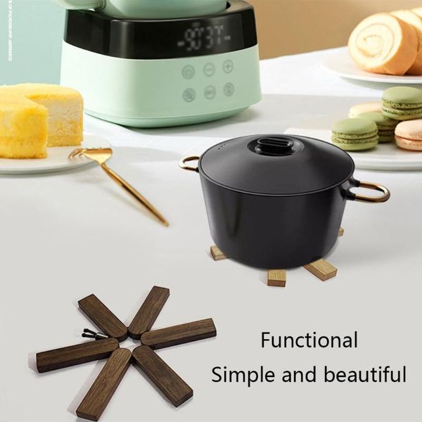 mats & pads folding wooden heat insulation pot mat placemat dish bowl the pan pad wood material for home
mats & pads folding wooden heat insulation pot mat placemat dish bowl the pan pad wood material for home