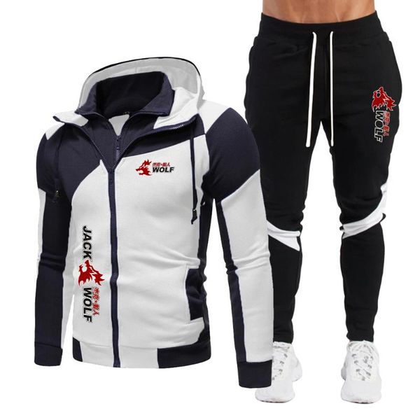 men's hoodies & sweatshirts 2021 winter fleece cartoon werewolf letter printed patchwork hoodie + sweatpants set fashion casual 2 piece, Black
men's hoodies & sweatshirts 2021 winter fleece cartoon werewolf letter printed patchwork hoodie + sweatpants set fashion casual 2 piece, Black