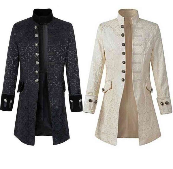 men's long sved steampunk et, medieval retro uniform, prince costume, steampunk, retro, halloween cosplay, Tan;black
men's long sved steampunk et, medieval retro uniform, prince costume, steampunk, retro, halloween cosplay, Tan;black