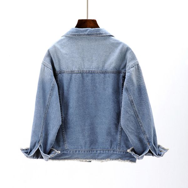 vintage casual loose short jeans jacket women spring autumn wash long sleeve denim coat bomber outerwear female chaquetas mujer u10c, Black;brown
vintage casual loose short jeans jacket women spring autumn wash long sleeve denim coat bomber outerwear female chaquetas mujer u10c, Black;brown