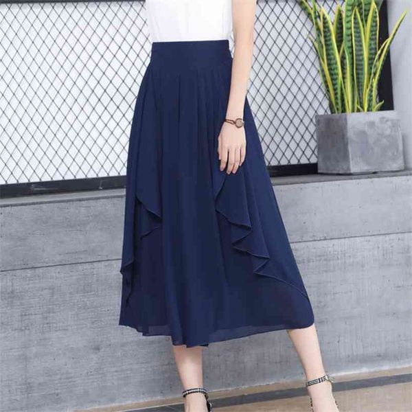 summer arrival chiffon wide leg pants high-waist loose ankle-length skirt ladies breeches 210527, Black;white
summer arrival chiffon wide leg pants high-waist loose ankle-length skirt ladies breeches 210527, Black;white