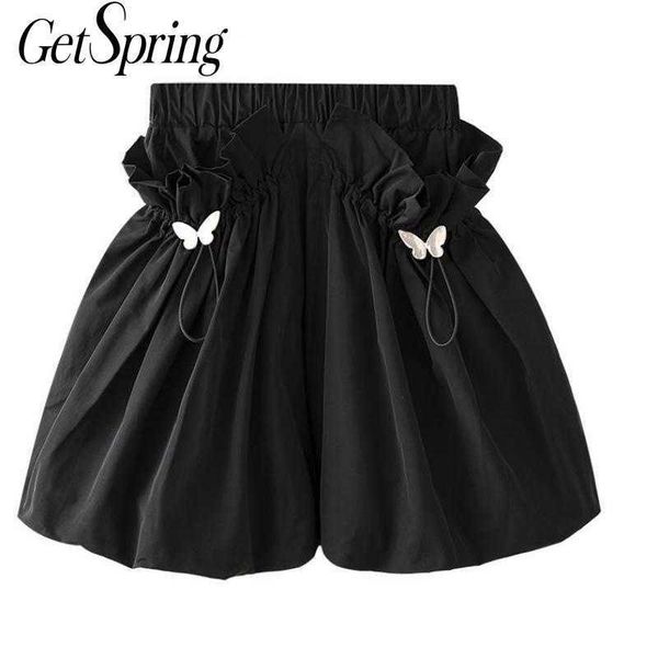 getspring women short drawstring high waist shorts all match casual ruffle s summer fashion clothing 210601, White;black
getspring women short drawstring high waist shorts all match casual ruffle s summer fashion clothing 210601, White;black