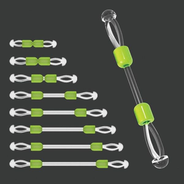 fishing hooks 10\12\15\20\25\30\35\40mm silicagel 15pcs double contactor device space bean line swivel tying tool green+white
fishing hooks 10\12\15\20\25\30\35\40mm silicagel 15pcs double contactor device space bean line swivel tying tool green+white