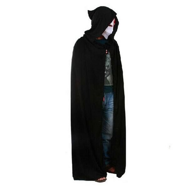 scarves halloween hooded cape long cloak casual solid black costume polyester wraps one pieces, Blue;gray
scarves halloween hooded cape long cloak casual solid black costume polyester wraps one pieces, Blue;gray