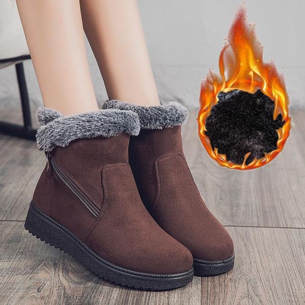 boots winter women's snow warm and velvet short european american cotton shoes, Black
boots winter women's snow warm and velvet short european american cotton shoes, Black