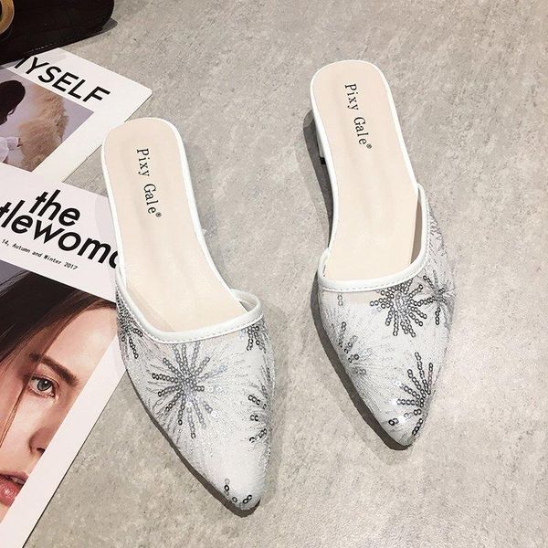llogai new arrival dress shoes shallow women sandals pointed toe ladies mesh beach slippers zapatillas mujer, Black
llogai new arrival dress shoes shallow women sandals pointed toe ladies mesh beach slippers zapatillas mujer, Black