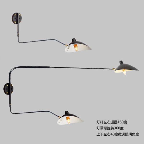 creative design rotating two one arms wall lamp bedroom living room restaurant l modern wall light
creative design rotating two one arms wall lamp bedroom living room restaurant l modern wall light