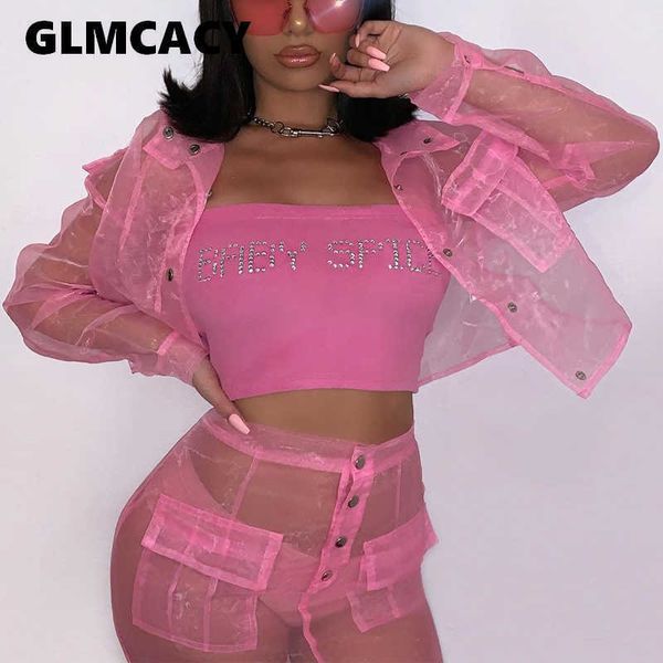 women 2 pieces summer fall see through outfits turn down collar button jackets and mini skirt set night party clubwear 210702, White
women 2 pieces summer fall see through outfits turn down collar button jackets and mini skirt set night party clubwear 210702, White