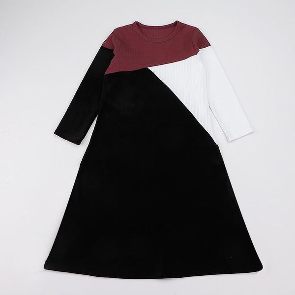 girl's dresses girls nightgow long sleeves kids clothes velour ribbed winter casual girl children clothing dress round neck, Red;yellow
girl's dresses girls nightgow long sleeves kids clothes velour ribbed winter casual girl children clothing dress round neck, Red;yellow