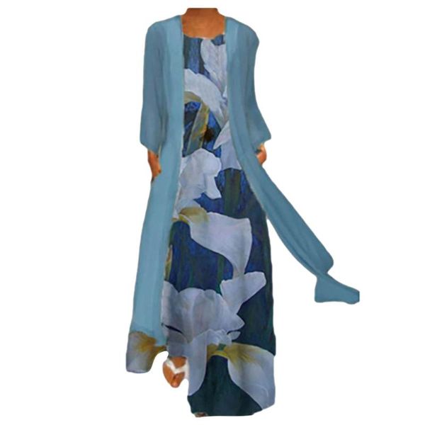 casual dresses floral dress for women sleeveless o neck solid color two-piece elegant holiday robe vestidos mujer verano 2021, Black;gray
casual dresses floral dress for women sleeveless o neck solid color two-piece elegant holiday robe vestidos mujer verano 2021, Black;gray