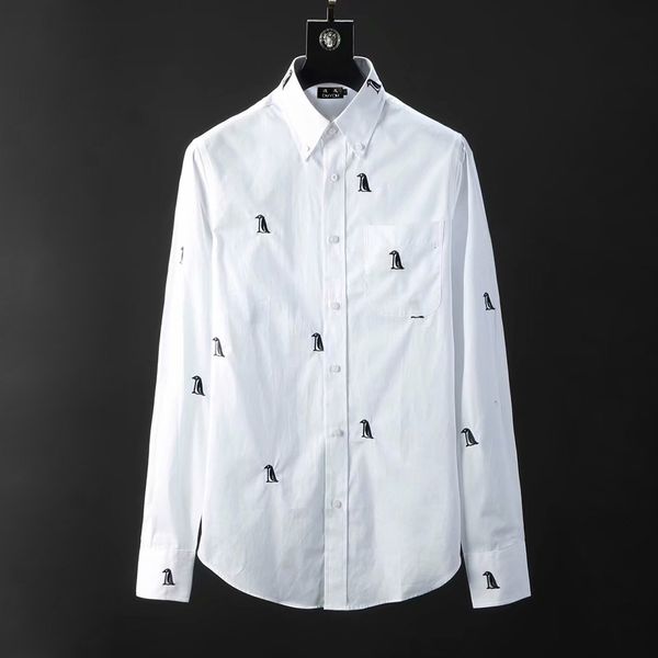 2021 new 100% algodo bordado vestido camisa masculina de alta qualidade magro ajuste camisas casuais roupas marca d6ke, White;black
2021 new 100% algodo bordado vestido camisa masculina de alta qualidade magro ajuste camisas casuais roupas marca d6ke, White;black
