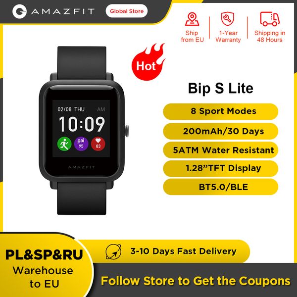 original amazfit bip s lite smartwatch 5atm waterproof swimming color display smart watch 1.28inch for android ios phoneg, Slivery;brown
original amazfit bip s lite smartwatch 5atm waterproof swimming color display smart watch 1.28inch for android ios phoneg, Slivery;brown