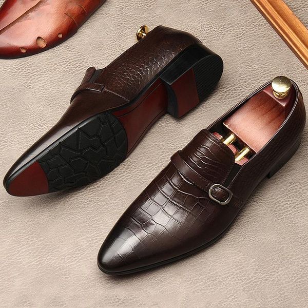 dress shoes fashion mens leather loafers coffee color black casual genuine cow men slip on wedding party formal
dress shoes fashion mens leather loafers coffee color black casual genuine cow men slip on wedding party formal