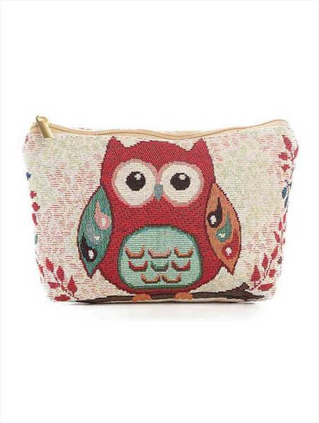 women red owl jacquard makeup cosmetic bags zipper quality travel toiletry hold in hand organizer pouch make up female 4896
women red owl jacquard makeup cosmetic bags zipper quality travel toiletry hold in hand organizer pouch make up female 4896