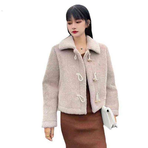 wheat mink fur coat women's winter 2021 ox horn buckle versatile small short nizi, Black;brown
wheat mink fur coat women's winter 2021 ox horn buckle versatile small short nizi, Black;brown