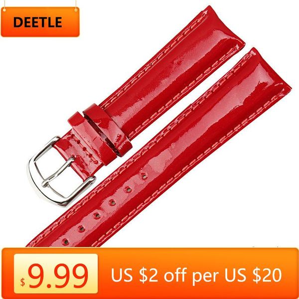 watch bands deetle 12 14 16 18 20mm hq red genuine leather band fashion watchband shine noble women patent strap, Black;brown
watch bands deetle 12 14 16 18 20mm hq red genuine leather band fashion watchband shine noble women patent strap, Black;brown