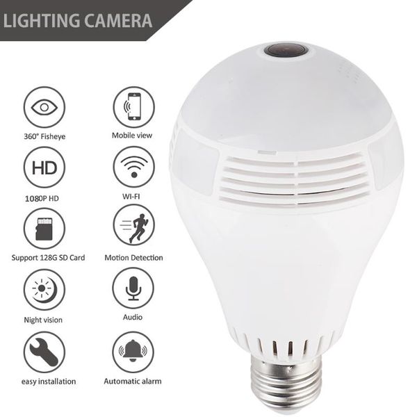 cameras 1080p 360 degree indoor ip camera security wireless lamp fisheye panoramic bulb hd support wifi network remote monitor
cameras 1080p 360 degree indoor ip camera security wireless lamp fisheye panoramic bulb hd support wifi network remote monitor