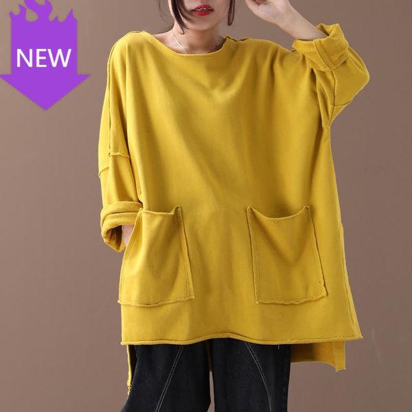 women's hoodies & sweatshirts pullovers female o-neck long-sleeved pocket split the fork women autumn winter large size loose retro, Black
women's hoodies & sweatshirts pullovers female o-neck long-sleeved pocket split the fork women autumn winter large size loose retro, Black