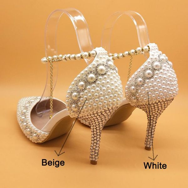 dress shoes pointed toe womens wedding ankle strap buckle pearl crystal party white/red/pink beads woman 9cm, Black
dress shoes pointed toe womens wedding ankle strap buckle pearl crystal party white/red/pink beads woman 9cm, Black