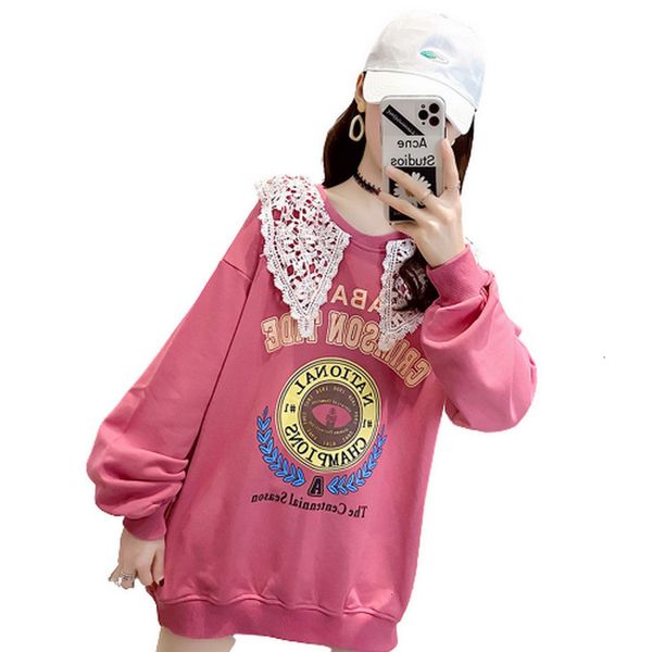 new 2021 spring autumn fashion lace patchwork pullover casual long sleeve kawaii sweatshirt women 8eh1, Black
new 2021 spring autumn fashion lace patchwork pullover casual long sleeve kawaii sweatshirt women 8eh1, Black