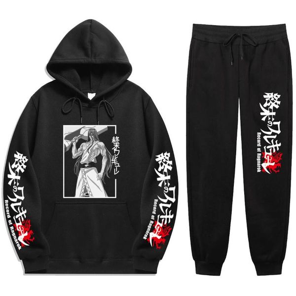 men's tracksuits japan anime record of ragnarok 2021 fashion streetwear printing hoodies pants two-piece and ma'am suit, Gray
men's tracksuits japan anime record of ragnarok 2021 fashion streetwear printing hoodies pants two-piece and ma'am suit, Gray