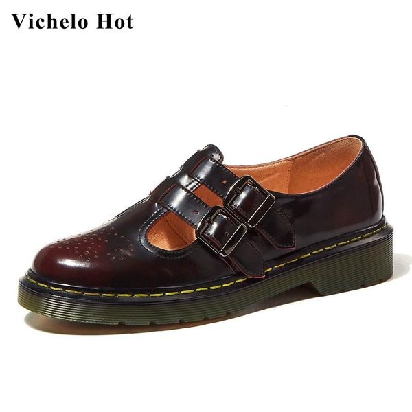 dress shoes vichelo 2021 full grain leather round toe med heel preppy style young lady dating buckle strap summer women pumps l75, Black
dress shoes vichelo 2021 full grain leather round toe med heel preppy style young lady dating buckle strap summer women pumps l75, Black