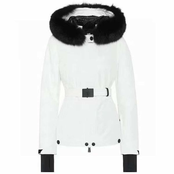 designer women's down jacket monclair fashion warmth 90% goose feather filling, Black
designer women's down jacket monclair fashion warmth 90% goose feather filling, Black