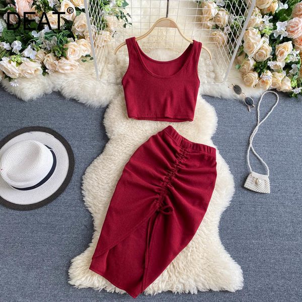 women asymmetrical drawstring split skirt arrivals short two piece set fashion spring summer 11d248 210525, White
women asymmetrical drawstring split skirt arrivals short two piece set fashion spring summer 11d248 210525, White