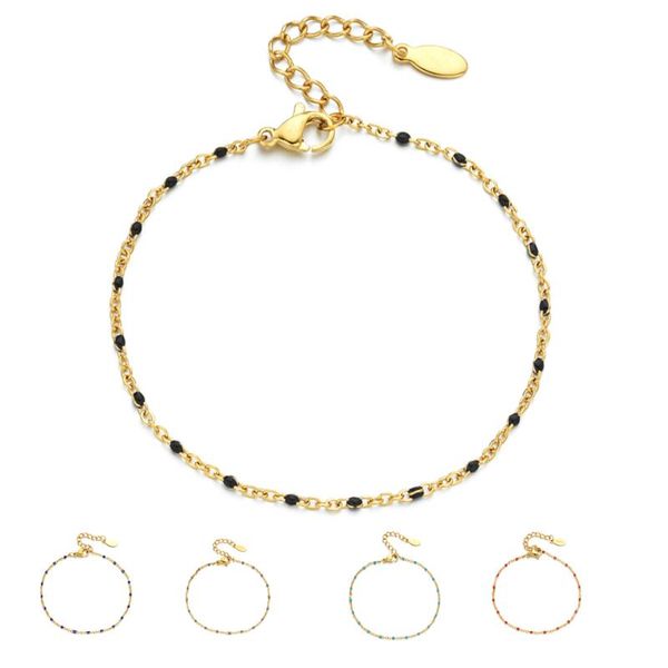 charm bracelets endless story beads bracelet thin boho chain jewelry gift stainless steel fashion colorful anklets for women, Golden;silver
charm bracelets endless story beads bracelet thin boho chain jewelry gift stainless steel fashion colorful anklets for women, Golden;silver