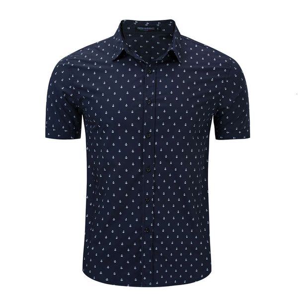 spring and summer new men's large cotton fashion printed short sleeve shirt 55907, White;black
spring and summer new men's large cotton fashion printed short sleeve shirt 55907, White;black