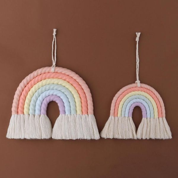 6 layers macrame rainbow wall decor for bedroom nursery baby kids rooms colorful tapestry rope woven tassel wall hanging toys
6 layers macrame rainbow wall decor for bedroom nursery baby kids rooms colorful tapestry rope woven tassel wall hanging toys