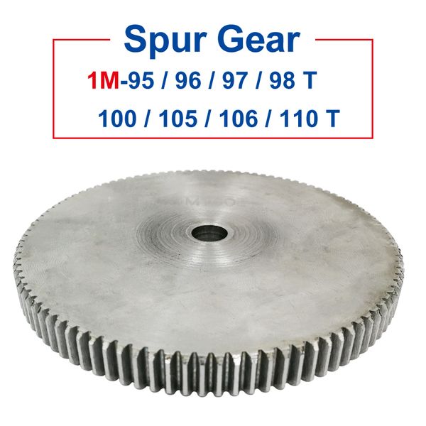 1 piece spur gear 1m95/96/97/98/100/105/106/110t rough hole wheel 45#carbon steel material motor gear thickness 10mm
1 piece spur gear 1m95/96/97/98/100/105/106/110t rough hole wheel 45#carbon steel material motor gear thickness 10mm