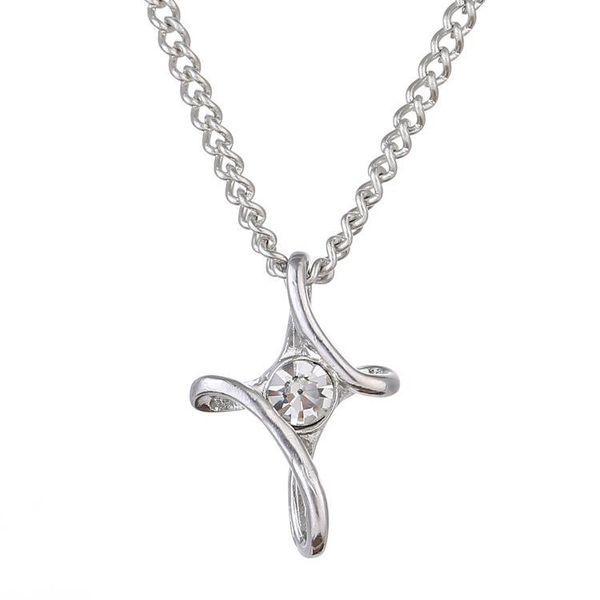 pendant necklaces cross zircon necklace charming elegant women's party jewelry accessories gift wholesale, Silver
pendant necklaces cross zircon necklace charming elegant women's party jewelry accessories gift wholesale, Silver