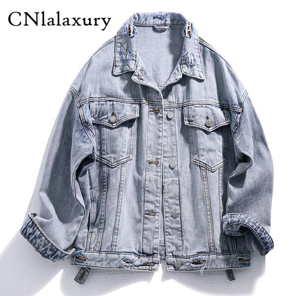 women's jackets spring batwing sleeve denim jacket blue bomber jeans female 2021 streetwear pockets single breasted coats, Black;brown
women's jackets spring batwing sleeve denim jacket blue bomber jeans female 2021 streetwear pockets single breasted coats, Black;brown
