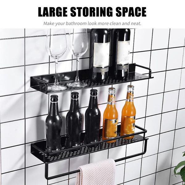 bathroom storage & organization shelf wall mounted toiletries bath shower non drilling kitchen display shelves organizer rack
bathroom storage & organization shelf wall mounted toiletries bath shower non drilling kitchen display shelves organizer rack