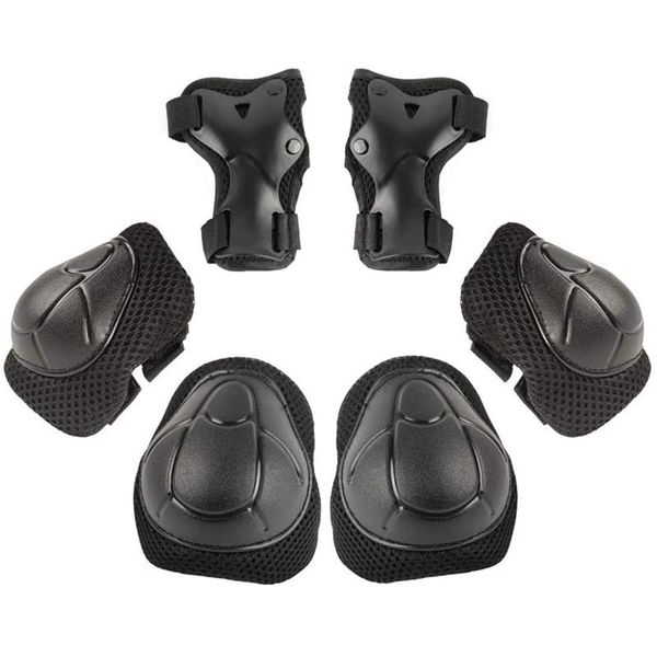 elbow & knee pads 6pcs protective gears set kids 3-7, wrist guards child safety protector kit for cycling bike skating, Black;gray
elbow & knee pads 6pcs protective gears set kids 3-7, wrist guards child safety protector kit for cycling bike skating, Black;gray