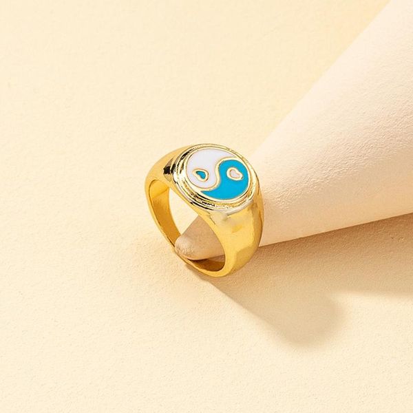 cluster rings chinese style red blue taiji yin yang ring romantic heart shaped gold for couple fashion jewelry accessories, Golden;silver
cluster rings chinese style red blue taiji yin yang ring romantic heart shaped gold for couple fashion jewelry accessories, Golden;silver
