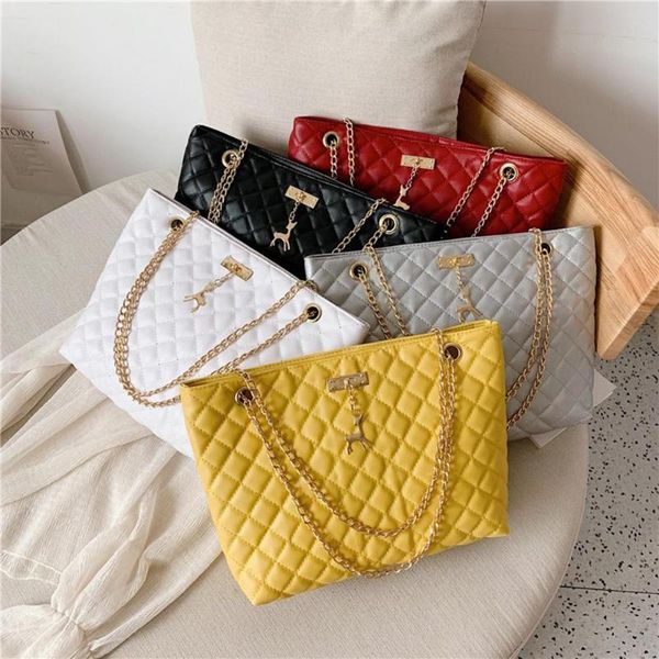 evening bags classic diamond lattice handbag fashion women large capacity handle pure color shoulder totes gold chain crossbody bag
evening bags classic diamond lattice handbag fashion women large capacity handle pure color shoulder totes gold chain crossbody bag