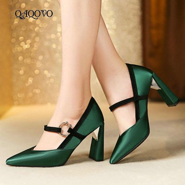 dress shoes women silk high heels fashion mary jane comfort pointed toe square heel pumps 2021 spring autumn, Black
dress shoes women silk high heels fashion mary jane comfort pointed toe square heel pumps 2021 spring autumn, Black